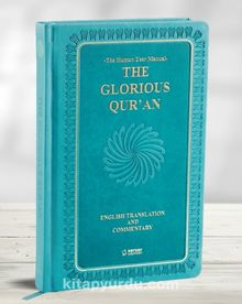 The Glorious Qur'an (İngilizce Meal + Mushaf) Orta Boy Ciltli
