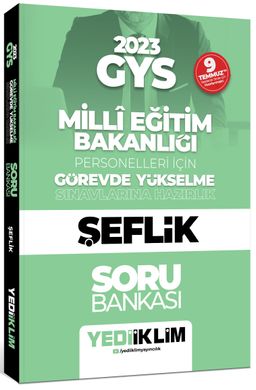 2023 Milli Eğitim Bakanlığı Görevde Yükselme Sınavı Şeflik Soru Bankası