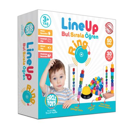 Line-Up Ring İpe Ve Çubuğa Boncuk Ve Şekil Dizme (386757)