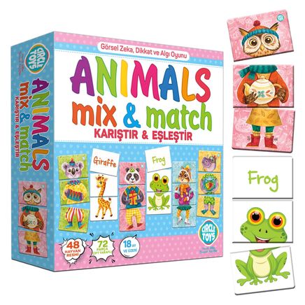 Animals Mix&Match Karıştır&Eşleştir Hayvanlar (391331)