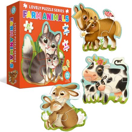 Lovely Puzzle Farm Animals (409029)