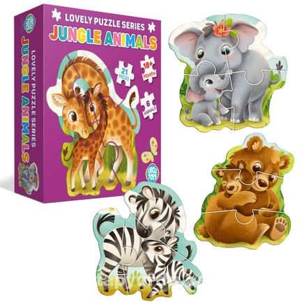 Lovely Puzzle Jungle Animals (409036)