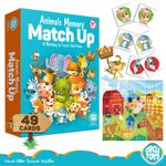 Animals Memory Match Up (409111)
