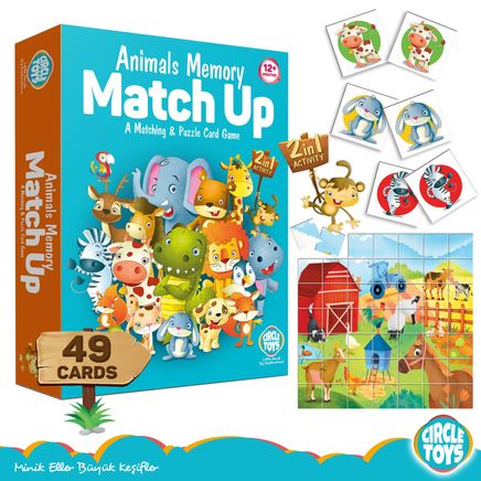 Animals Memory Match Up (409111)