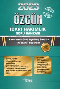 2023 Özgün İdari Hakimlik Soru Bankası
