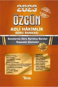 2023 Özgün Adli Hakimlik Soru Bankası