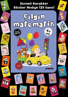 Stickerlı 4+ Yaş Çılgın Matematik