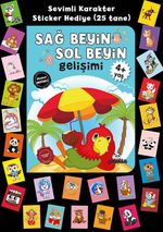 Stickerlı 4+ Yaş Sağ Beyin Sol Beyin Gelişimi