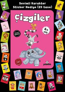 Stickerlı 4+ Yaş Çizgiler