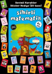 Stickerlı 4+ Yaş Sihirli Matematik