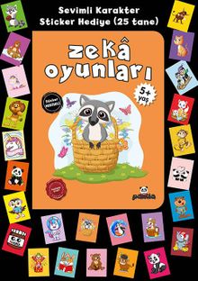 Stickerlı 5+ Yaş Zeka Oyunları