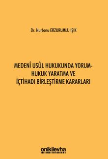 Medeni Usul Hukukunda Yorum - Hukuk Yaratma ve İçtihadı Birleştirme Kararları