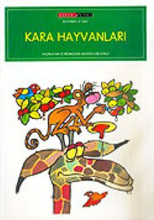 Kara Hayvanları 16 Syf. Renkli Boyama Kitabı