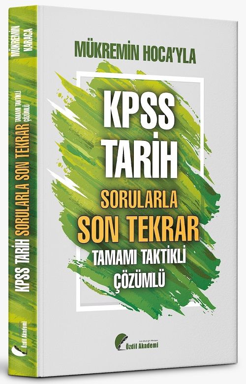 KPSS Tarih Sorularla Son Tekrar Soru Bankası Çözümlü