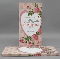 Huzurlu Aile Yuvası Lüks Baskı (Davetiye Formatlı)