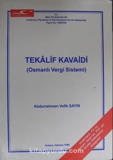 Tekalif Kavaidi (I-II) (Osmanlı Vergi Sistemi)
