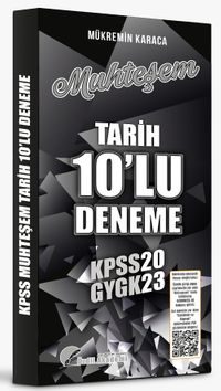 2023 KPSS Tarih Muhteşem 10 Deneme PDF Çözümlü 