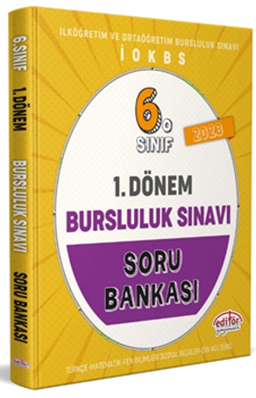 6. Sınıf 1. Dönem Bursluluk Sınavı Soru Bankası 