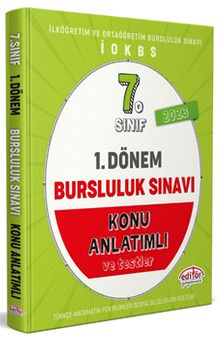 7. Sınıf 1. Dönem Bursluluk Sınavı Konu Anlatımlı 