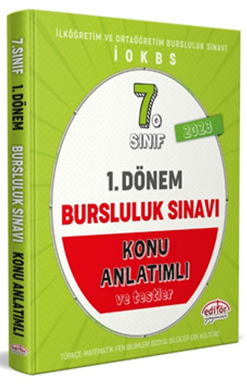 7. Sınıf 1. Dönem Bursluluk Sınavı Konu Anlatımlı 