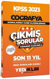 2023 KPSS Genel Kültür Coğrafya Konularına Göre Tamamı Çözümlü Son 11 Yıl Çıkmış Sorular