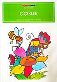 Çiçekler 8 Syf. Siyah-Beyaz Boyama Kitabı