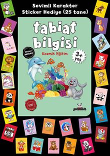 Stickerlı 3+ Yaş Tabiat Bilgisi (Kozmik Eğitim)