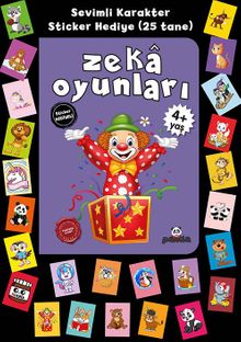 Stickerlı 4+ Yaş Zeka Oyunları