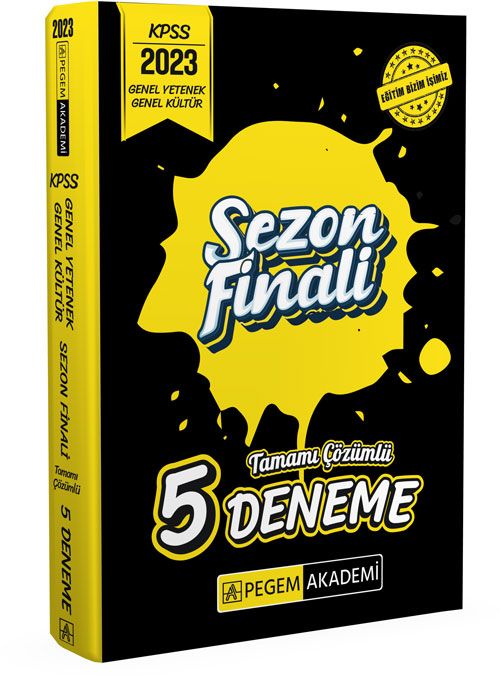 2023 KPSS Genel Yetenek Genel Kültür Sezon Finali Tamamı Çözümlü 5 Deneme