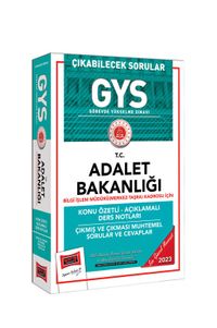 2023 Adalet Bakanlığı GYS Çıkabilecek Sorular Bilgi İşlem Müdürü (Merkez-Taşra) Kadrosu İçin Konu Özetli Ders Notları ve Soru Bankası 