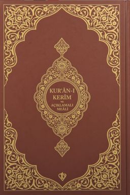 Kur'an-ı Kerim ve Açıklamalı Karşılıklı MealiOrta Boy (Sıvama Cilt Kahverengi )