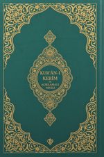 Kur'an-ı Kerim ve Açıklamalı Karşılıklı Meali Orta Boy (Sıvama Cilt Yeşil)