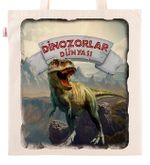 Askılı Bez Çanta - Dinozorlar Dünyası