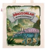 Askılı Bez Çanta - Dinozorlar - Acanthopholıs