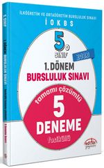 5. Sınıf 1. Dönem Bursluluk Sınavı Tamamı Çözümlü 5 Deneme Sınavı 