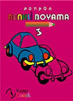 3. Ponpon Renkli Boyama Kitabı