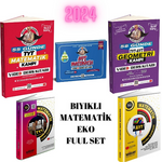5 li EKO Bıyıklı Matematik TYT-GEO-AYT EKO Video Ders Kitapları ve Miray Tyt -Ayt Matematik Soru Bank
