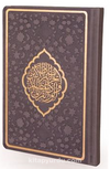Hizbü′l-Kuran Arapça Hamid Aytaç Hattı Orta Boy Termo Cilt (Gri Renk-1804)