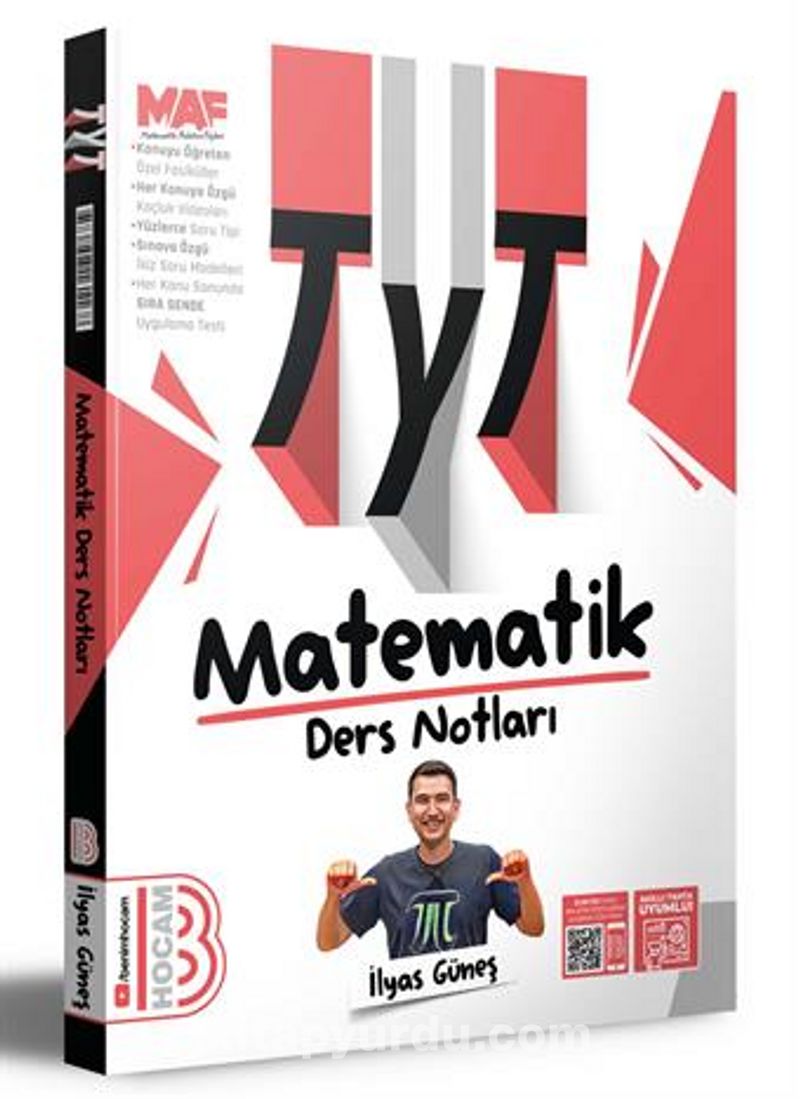 2024 TYT Matematik Ders Notları MAF (İlyas Güneş) Fiyatı, Yorumları, Satın  Al - Kitapyurdu.com