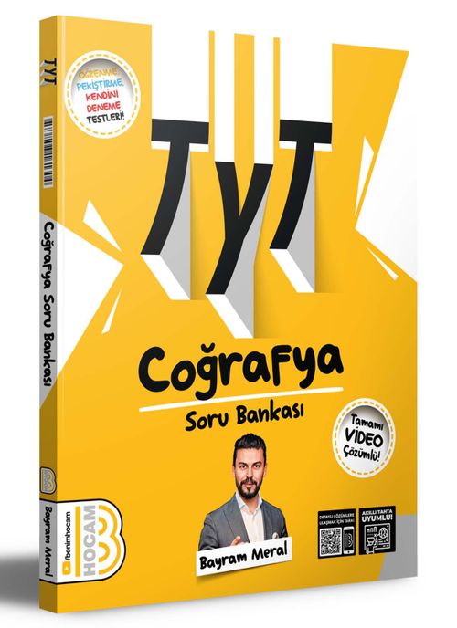 2024 TYT Coğrafya Tamamı Çözümlü Soru Bankası Öğrenme Pekiştirme Kendini Deneme Testleri