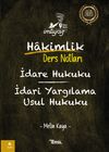 İmtiyaz İdare Hukuku İdari Yargılama Usul Hukuku Hakimlik Ders Notları