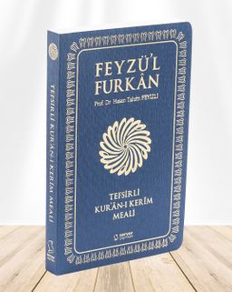 Feyzü'l Furkan Tefsirli Kur'an-ı Kerim Meali (Sempatik Cep Boy - İnce Cilt) - Lacivert