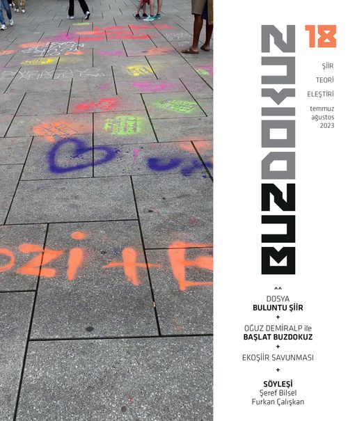 Buzdokuz Şiir Teori Eleştiri Dergisi 18 Temmuz-Ağustos 2023