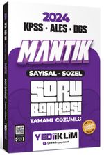 2024 KPSS - ALES - DGS Mantık Sayısal Sözel Tamamı Çözümlü Soru Bankası 