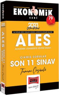 2023 ALES Ekonomik Seri Tamamı Çözümlü Son 11 Sınav Çıkmış Sorular