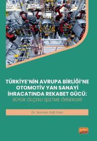 Türkiye'nin Avrupa Birliği'ne Otomotiv Yan Sanayi İhracatında Rekabet Gücü