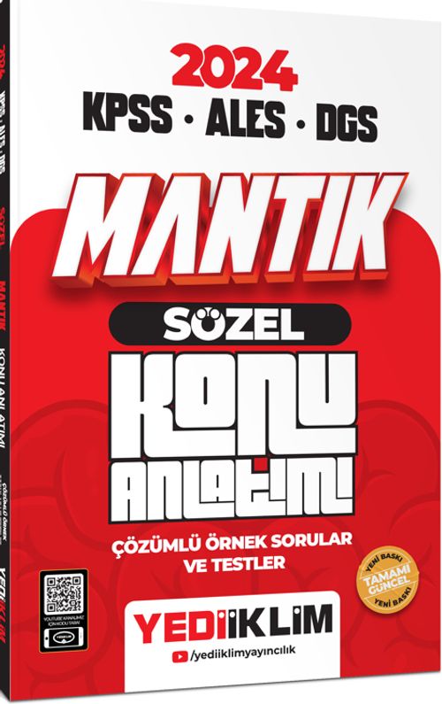 2024 KPSS - ALES - DGS Sözel Mantık Konu Anlatımı