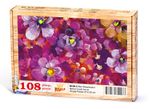 Mor Menekşeler Ahşap Puzzle 108 Parça (BC05-C)