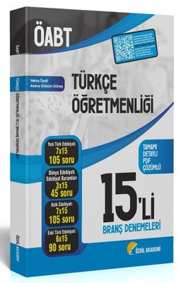 ÖABT Türkçe Öğretmenliği 15'li Branş Denemeleri Çözümlü
