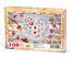 Çiçekli Kalp Ahşap Puzzle 108 Parça (AS01-C)